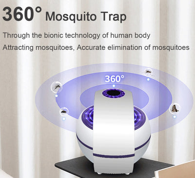 USB Powered Mosquito Killer Lamp 1m/2m Electric No Noise 360° Insect Killer Bug Zapper Mosquito