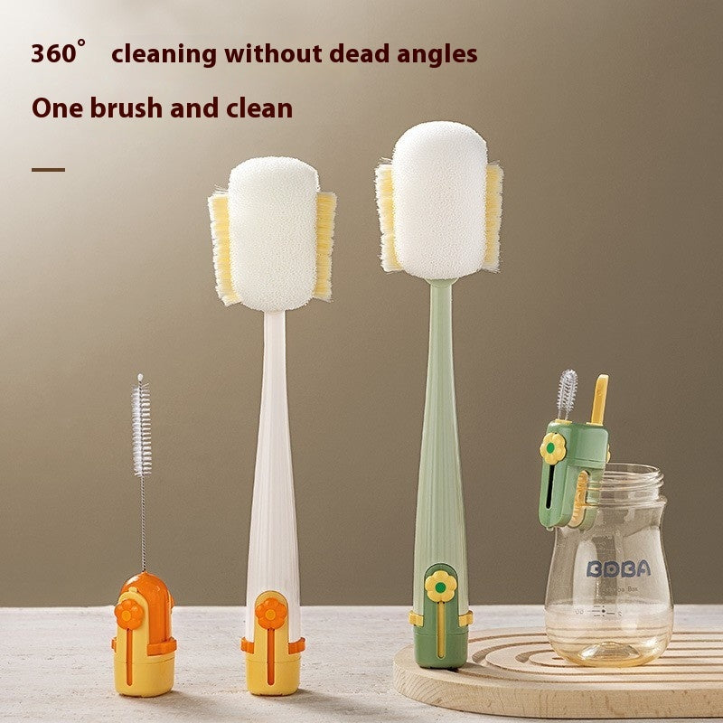 Multi-purpose Five-in-one Cup Washing Device Household Multifunctional Cup Brush Water Cup Insulation Cup Brush Milk Bottle Kitchen Gadgets