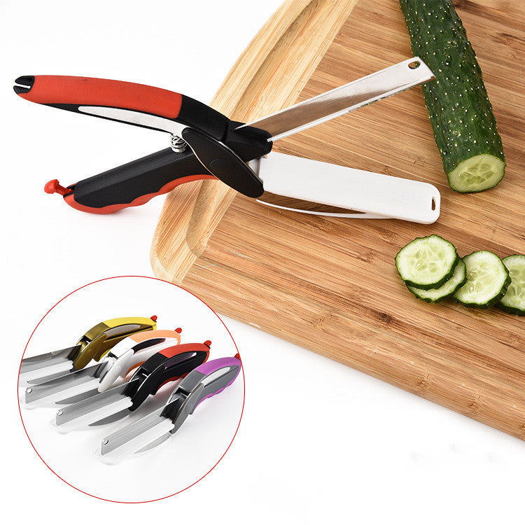 Multifunctional two-in-one kitchen scissors