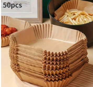 Air Fryer Paper Food Disposable Paper Liner Airfryer Kitchen Cookers Oil-proof Barbecue Plate Steamer Fryer Baking Accessories