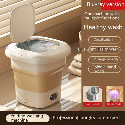 Mini Folding Washing Machine Small Household Automatic Washing Machine