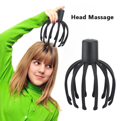 Electric Octopus Claw Scalp Massager Head Scratching Meridian Dredging Relief Stress Improve Sleep Vibration Head Scratcher