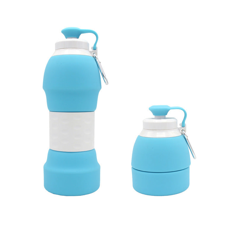 Silicone folding water bottle