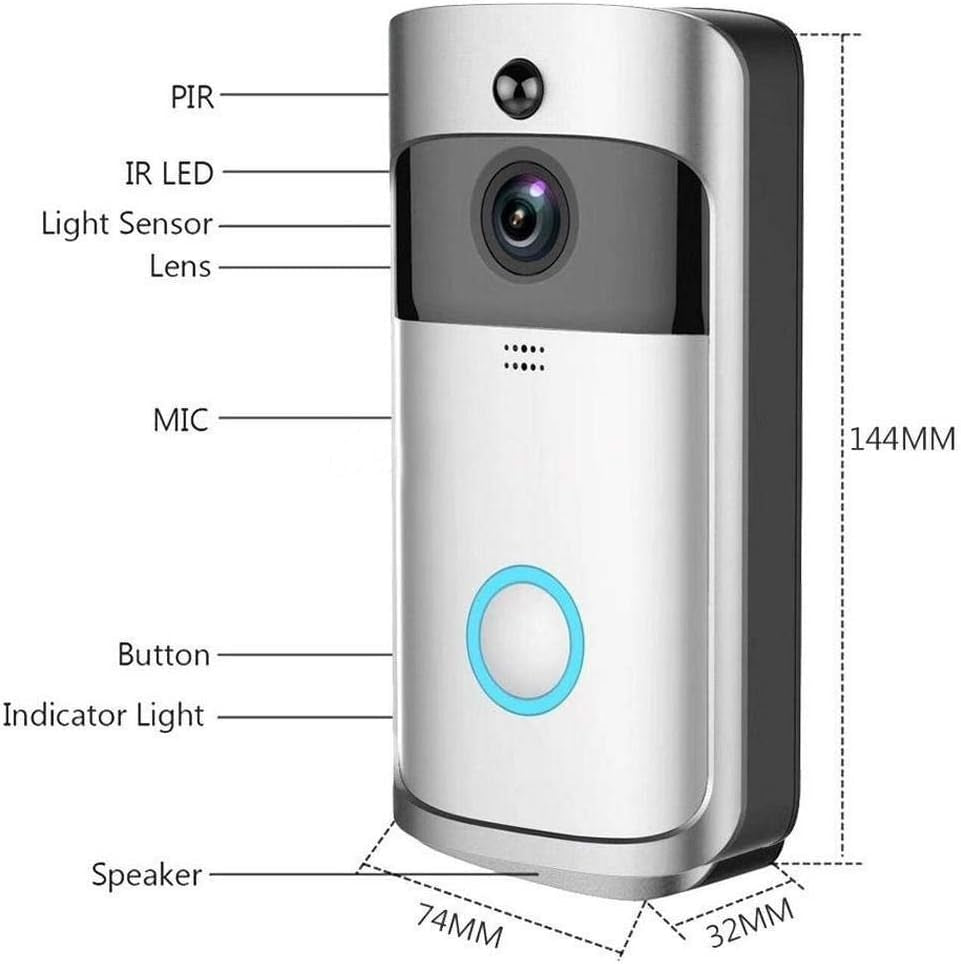 Cloud storage Home Smart Wireless Video Doorbell Remote WIFI Doorbell with Camera