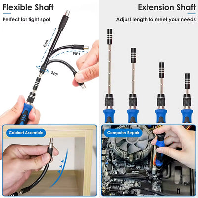 142-in-1 Precision Screwdriver Tool Set – Ultimate Multi-Use DIY & Home Repair Kit