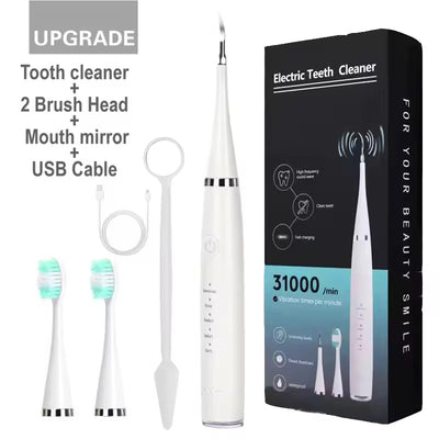 2-in-1 Powerful Ultrasonic Electric Toothbrush & Dental Plaque Remover Kit