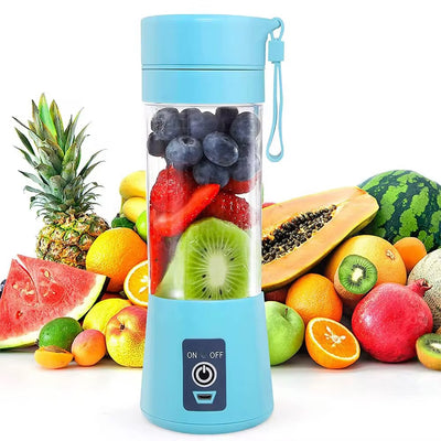 USB Mini 6-Blade Portable Smoothie & Juice Blender – 380ml