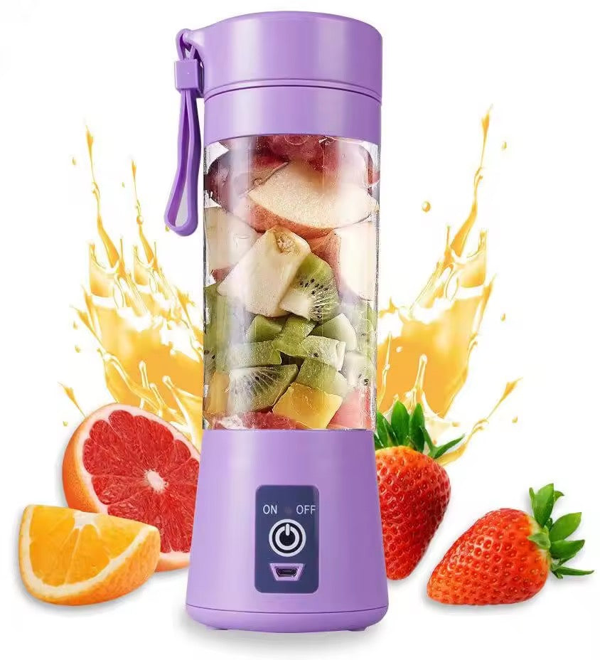 USB Mini 6-Blade Portable Smoothie & Juice Blender – 380ml