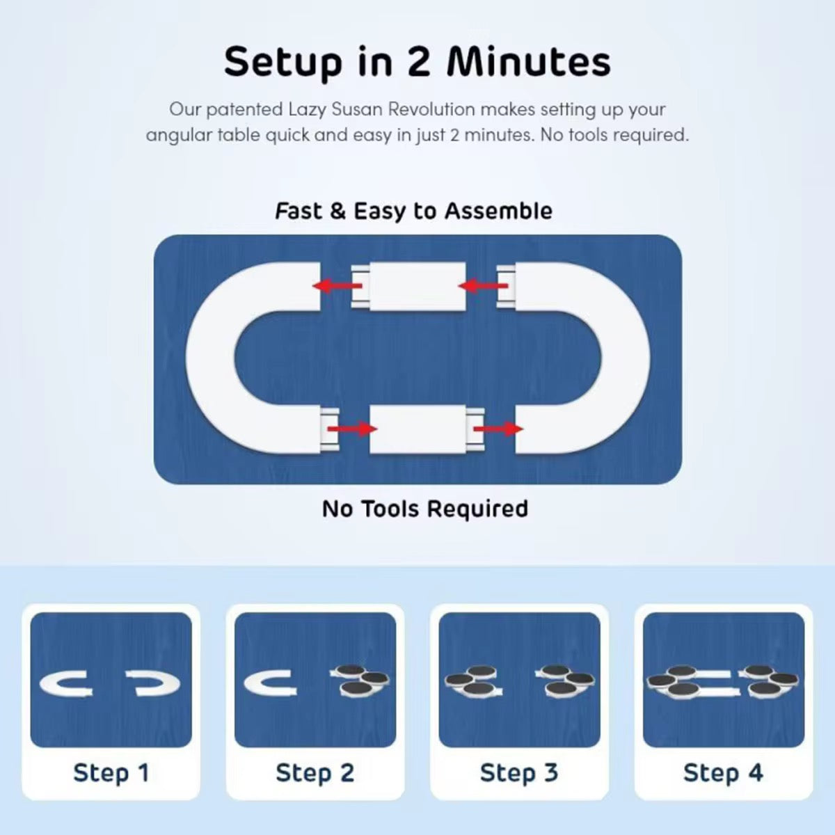 Table Rotating Food Portable Rotating Tray