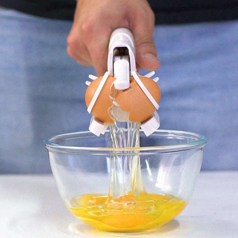 Egg Shell Cracker Handheld Plastic Egg Breaker Egg Opener Creative Egg Separator Tool Kitchen Gadgets