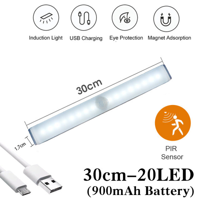 Plastic Night Light Cabinet Lower Motion Sensor Night